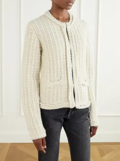 Isabel Marant Bouclé Wool And Alpaca-blend Cardigan | Thumbnail 3 Isabel Marant Bouclé Wool And Alpaca-blend Cardigan | Thumbnail 3