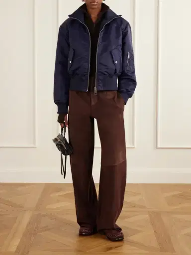 The Frankie Shop Storm Satin Bomber Jacket | Thumbnail 2 The Frankie Shop Storm Satin Bomber Jacket | Thumbnail 2