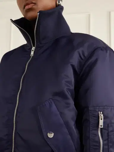 The Frankie Shop Storm Satin Bomber Jacket | Thumbnail 5 The Frankie Shop Storm Satin Bomber Jacket | Thumbnail 5