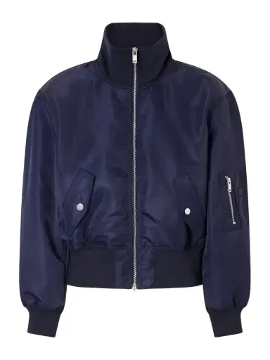 The Frankie Shop Storm Satin Bomber Jacket | Thumbnail 1 The Frankie Shop Storm Satin Bomber Jacket | Thumbnail 1