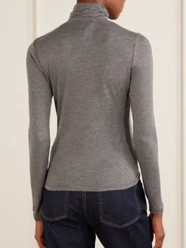 Nili Lotan Keria Stretch-jersey Turtleneck Top | Thumbnail 4 Nili Lotan Keria Stretch-jersey Turtleneck Top | Thumbnail 4