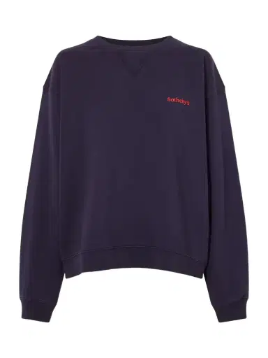 Frame + Sotheby's Logo-embroidered Cotton-jersey Sweatshirt | Thumbnail 1 Frame + Sotheby's Logo-embroidered Cotton-jersey Sweatshirt | Thumbnail 1
