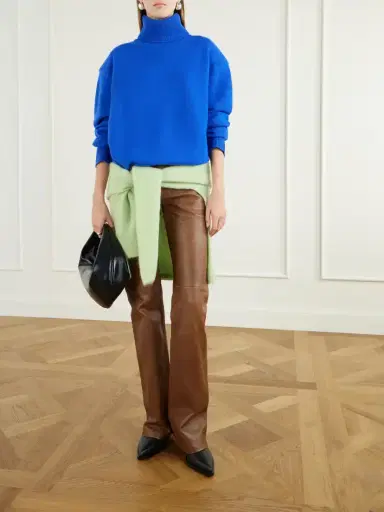 The Frankie Shop Gala Merino Wool And Cashmere-blend Turtleneck Sweater | Thumbnail 2 The Frankie Shop Gala Merino Wool And Cashmere-blend Turtleneck Sweater | Thumbnail 2