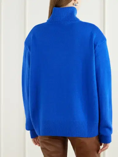 The Frankie Shop Gala Merino Wool And Cashmere-blend Turtleneck Sweater | Thumbnail 4 The Frankie Shop Gala Merino Wool And Cashmere-blend Turtleneck Sweater | Thumbnail 4