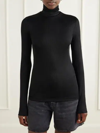 AGOLDE Delphi Ribbed Stretch T-shirt | Thumbnail 3