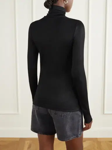 AGOLDE Delphi Ribbed Stretch T-shirt | Thumbnail 4