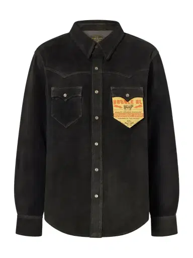 RRL Willett Paneled Suede Jacket | Thumbnail 1 RRL Willett Paneled Suede Jacket | Thumbnail 1
