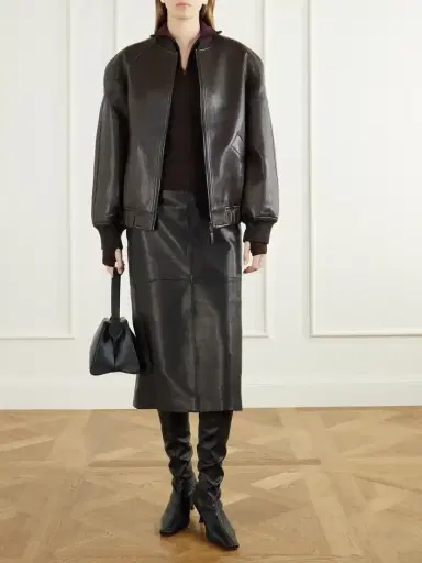 The Frankie Shop Alena Coated Bomber Jacket | Thumbnail 2 The Frankie Shop Alena Coated Bomber Jacket | Thumbnail 2