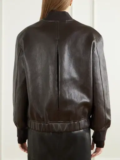 The Frankie Shop Alena Coated Bomber Jacket | Thumbnail 4 The Frankie Shop Alena Coated Bomber Jacket | Thumbnail 4