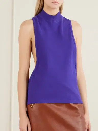 Versace Stretch-cotton Jersey Tank | Thumbnail 3