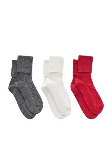 Johnstons of Elgin Set Of Three Ribbed Cashmere-blend Socks | Thumbnail 1