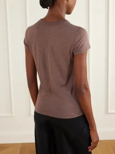 Rick Owens Wool And Silk-blend T-shirt | Thumbnail 3