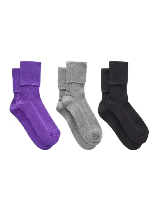 Johnstons of Elgin Set Of Three Ribbed Cashmere-blend Socks