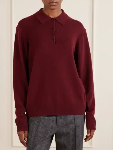 Nili Lotan Jovan Cashmere Polo Sweater | Thumbnail 3