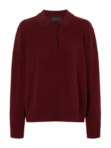 Nili Lotan Jovan Cashmere Polo Sweater | Thumbnail 1