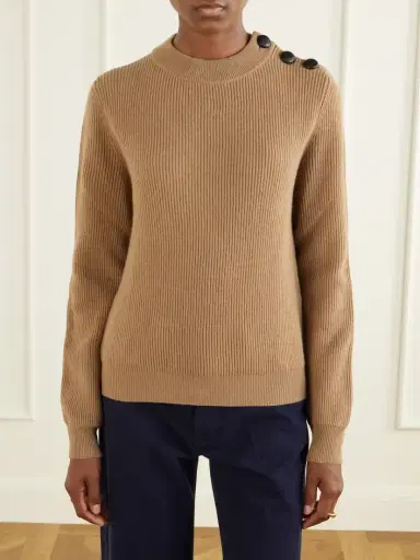 Blazé Milano Racka Ribbed Wool And Cashmere-blend Sweater | Thumbnail 3
