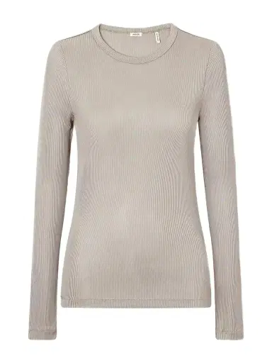 AGOLDE Delphi Ribbed Stretch T-shirt | Thumbnail 1