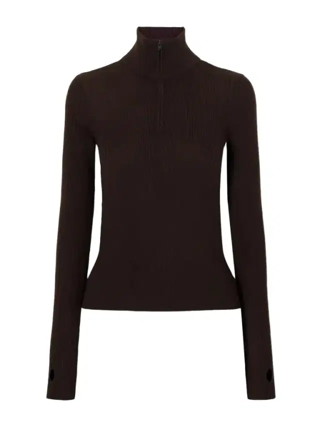 Sade Ribbed Wool And Silk-blend Half-zip Sweater Sade Ribbed Wool And Silk-blend Half-zip Sweater