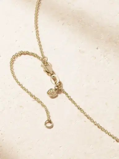 Sydney Evan Burst Flower Heart 14-karat Gold Diamond Necklace | Thumbnail 3