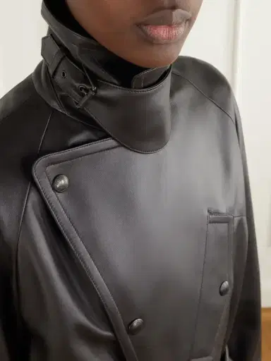 Ralph Lauren Collection Belted Leather Coat | Thumbnail 4