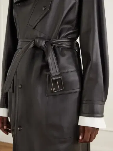 Ralph Lauren Collection Belted Leather Coat | Thumbnail 5