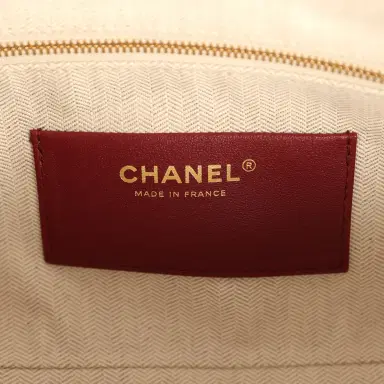 Chanel Chanel Maxi "Camerissimo" Camera Case Camera Case Dark Beige Suede Gold Hardware | Thumbnail 10