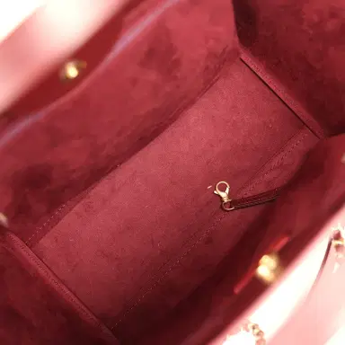 Chanel Chanel Small Studded Deauville Shopping Tote Burgundy Caviar Brushed Gold Hardware | Thumbnail 8 Chanel Chanel Small Studded Deauville Shopping Tote Burgundy Caviar Brushed Gold Hardware | Thumbnail 8