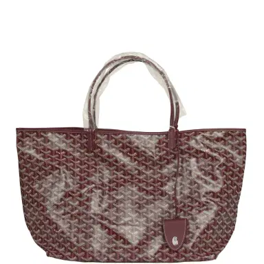 goyard Goyard Goyardine Burgundy Saint Louis GM Tote Bag Palladium Hardware | Thumbnail 1