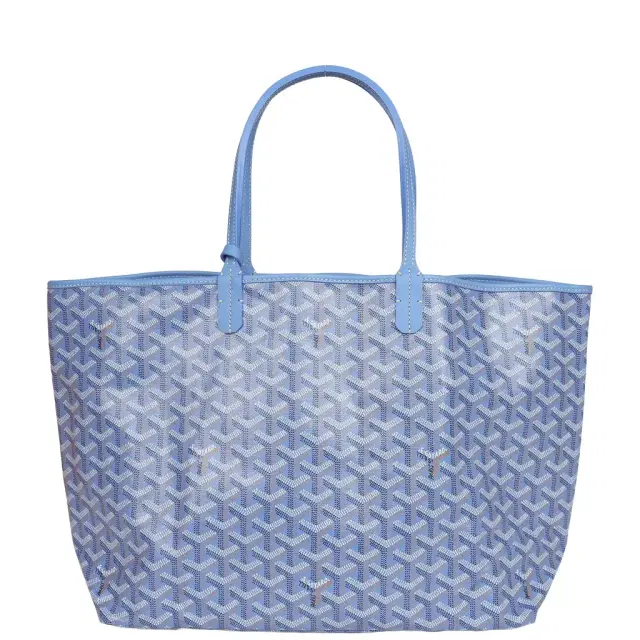 goyard Goyard Goyardine Iris Saint Louis PM Tote Bag Palladium Hardware