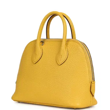 HERMÈS Hermès 1923 Bolide Mini Sun Chevre Mysore Palladium Hardware | Thumbnail 5 HERMÈS Hermès 1923 Bolide Mini Sun Chevre Mysore Palladium Hardware | Thumbnail 5