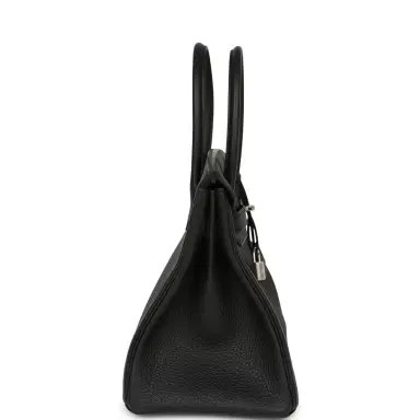 HERMÈS Hermes Birkin 30 Black Togo Palladium Hardware | Thumbnail 3 HERMÈS Hermes Birkin 30 Black Togo Palladium Hardware | Thumbnail 3