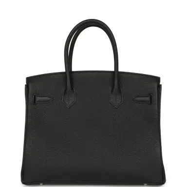 HERMÈS Hermes Birkin 30 Black Togo Palladium Hardware | Thumbnail 4 HERMÈS Hermes Birkin 30 Black Togo Palladium Hardware | Thumbnail 4