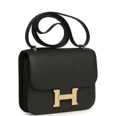 HERMÈS Hermes Constance 18 Plomb Epsom Permabrass Hardware | Thumbnail 2
