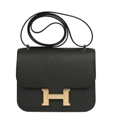 HERMÈS Hermes Constance 18 Plomb Epsom Permabrass Hardware | Thumbnail 1