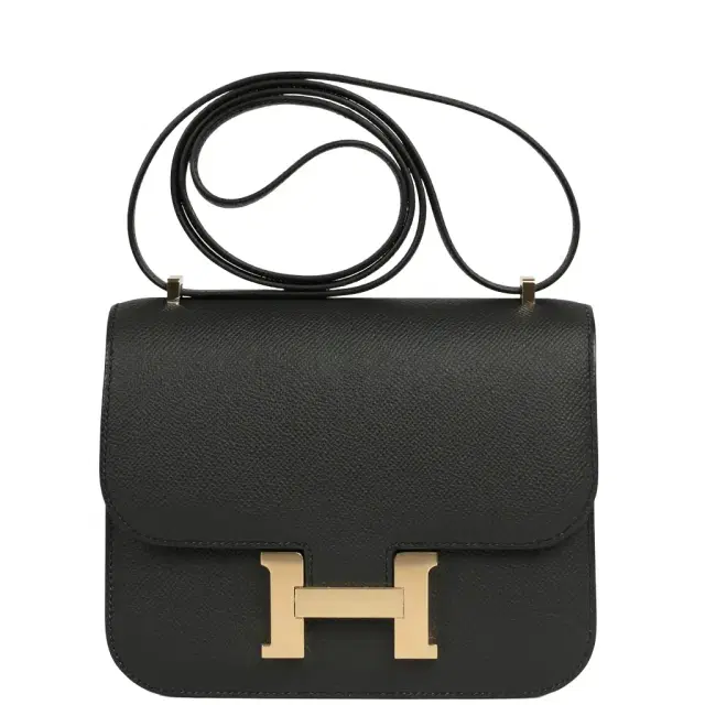 HERMÈS Hermes Constance 18 Plomb Epsom Permabrass Hardware