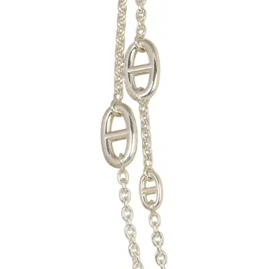 HERMÈS Hermes Farandole Rope Necklace 120cm Sterling Silver Hardware | Thumbnail 2 HERMÈS Hermes Farandole Rope Necklace 120cm Sterling Silver Hardware | Thumbnail 2