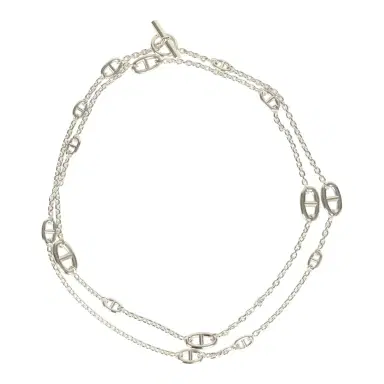 HERMÈS Hermes Farandole Rope Necklace 120cm Sterling Silver Hardware | Thumbnail 6 HERMÈS Hermes Farandole Rope Necklace 120cm Sterling Silver Hardware | Thumbnail 6