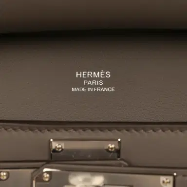 HERMÈS Hermes Jypsiere Mini Gris Meyer Swift Palladium Hardware | Thumbnail 8 HERMÈS Hermes Jypsiere Mini Gris Meyer Swift Palladium Hardware | Thumbnail 8
