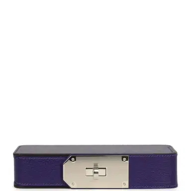 HERMÈS Hermes Sanglons Clutch Purple Chevre Mysore Palladium Hardware | Thumbnail 4 HERMÈS Hermes Sanglons Clutch Purple Chevre Mysore Palladium Hardware | Thumbnail 4