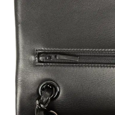 Chanel Pre-owned Chanel Jumbo Classic Chevron Double Flap Bag So Black Lambskin Black Hardware | Thumbnail 8 Chanel Pre-owned Chanel Jumbo Classic Chevron Double Flap Bag So Black Lambskin Black Hardware | Thumbnail 8