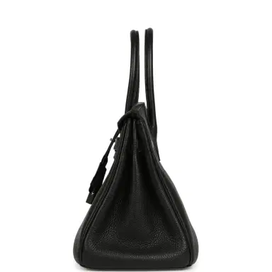 HERMÈS Pre-owned Hermes Birkin 30 Black Togo Palladium Hardware | Thumbnail 4 HERMÈS Pre-owned Hermes Birkin 30 Black Togo Palladium Hardware | Thumbnail 4