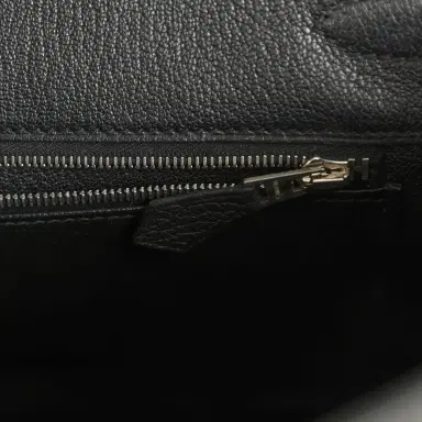 HERMÈS Pre-owned Hermes Birkin 30 Black Togo Palladium Hardware | Thumbnail 8 HERMÈS Pre-owned Hermes Birkin 30 Black Togo Palladium Hardware | Thumbnail 8