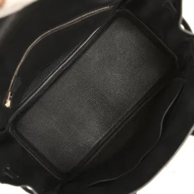 HERMÈS Pre-owned Hermes Birkin 30 Black Togo Palladium Hardware | Thumbnail 9 HERMÈS Pre-owned Hermes Birkin 30 Black Togo Palladium Hardware | Thumbnail 9