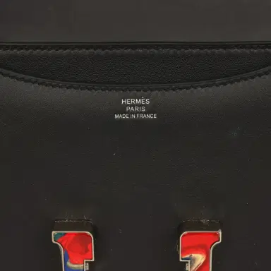 HERMÈS Pre-owned Hermes Constance 18 Black Swift Marbled Palladium Hardware | Thumbnail 8 HERMÈS Pre-owned Hermes Constance 18 Black Swift Marbled Palladium Hardware | Thumbnail 8