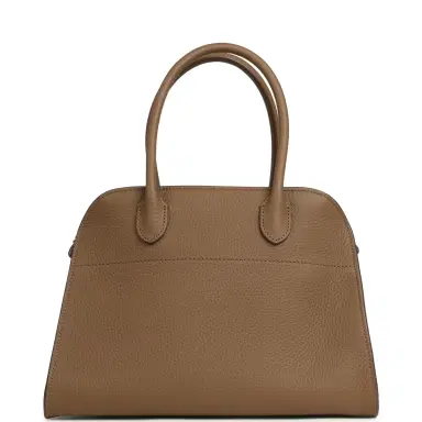 The Row The Row Soft Margaux 10 Dark Muschio Calfskin Silver Hardware | Thumbnail 4