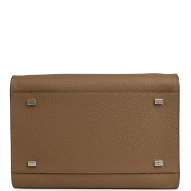 The Row The Row Soft Margaux 10 Dark Muschio Calfskin Silver Hardware | Thumbnail 6