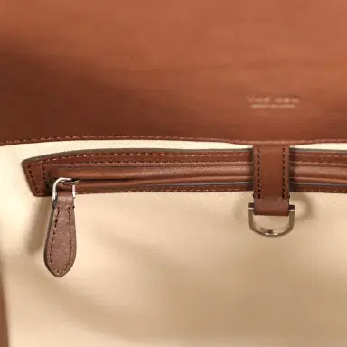 The Row The Row Soft Margaux 17 Bag Deep Brown Saddle Silver Hardware | Thumbnail 11 The Row The Row Soft Margaux 17 Bag Deep Brown Saddle Silver Hardware | Thumbnail 11
