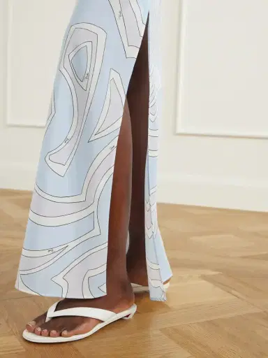 PUCCI Printed Silk Crepe De Chine Maxi Dress | Thumbnail 4