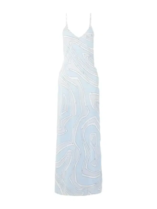 PUCCI Printed Silk Crepe De Chine Maxi Dress