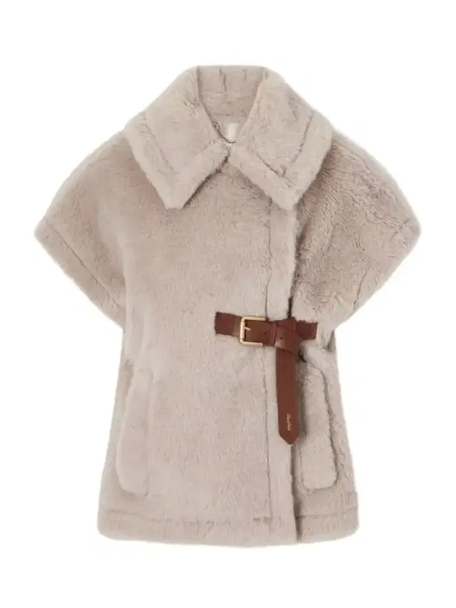 Max Mara Newabavo Belted Alpaca, Wool And Silk-blend Cape